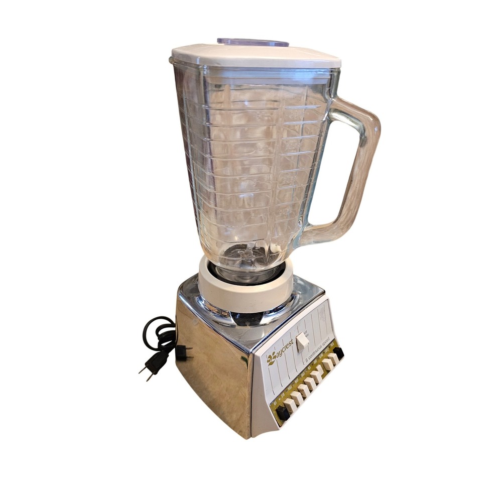 Vintage Baycrest 8 Speed Blender Chrome Glass Pitcher Model 541 Made in‎ Canada - Picture 8 of 11